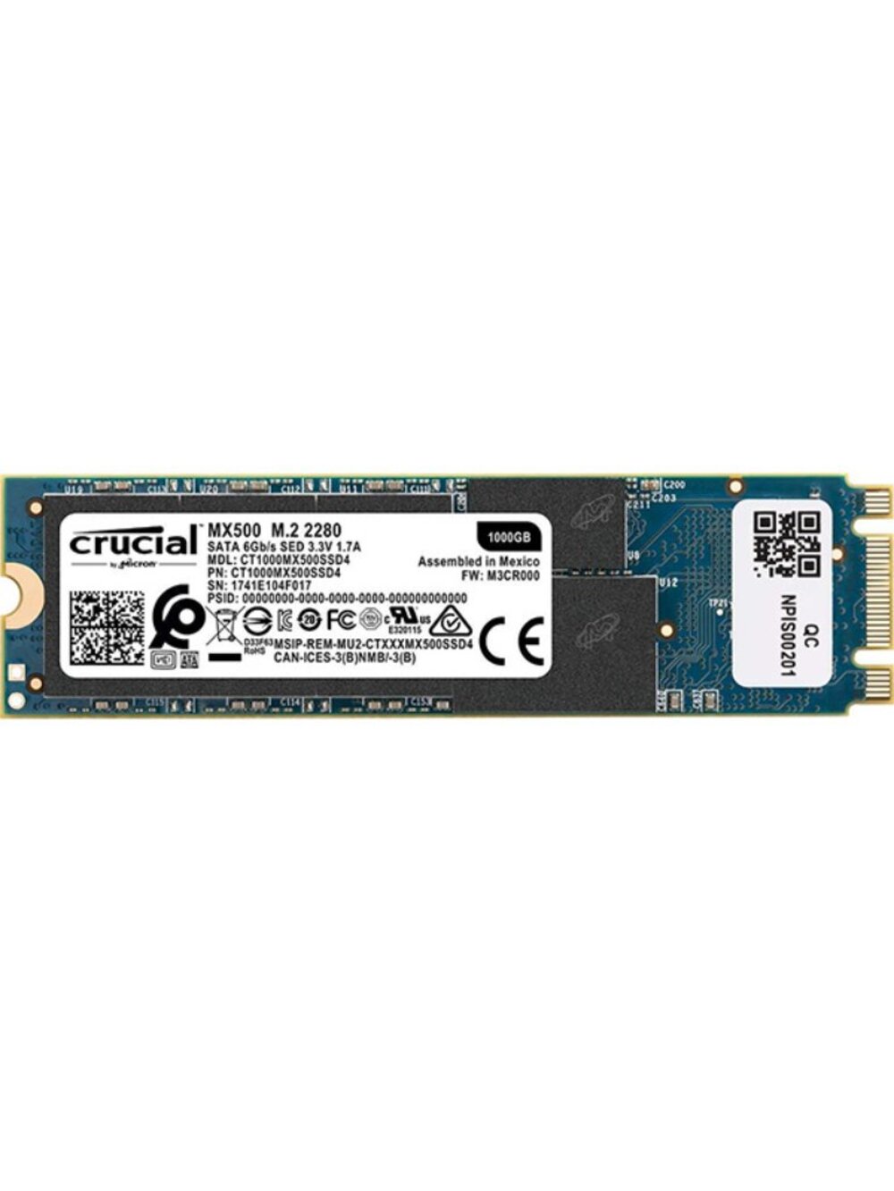 Crucial MX500 1TB 3D NAND SATA M.2 (2280SS) with Enclosure - Picture 4 of 7